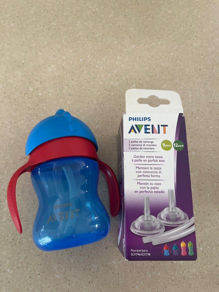 Philips Avent Sippy Cup and Replacement Straws, Babies & Kids, Nursing & Feeding, Weaning