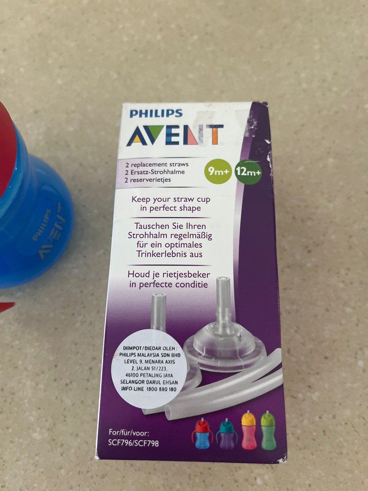 Philips Avent Sippy Cup and Replacement Straws, Babies & Kids, Nursing & Feeding, Weaning