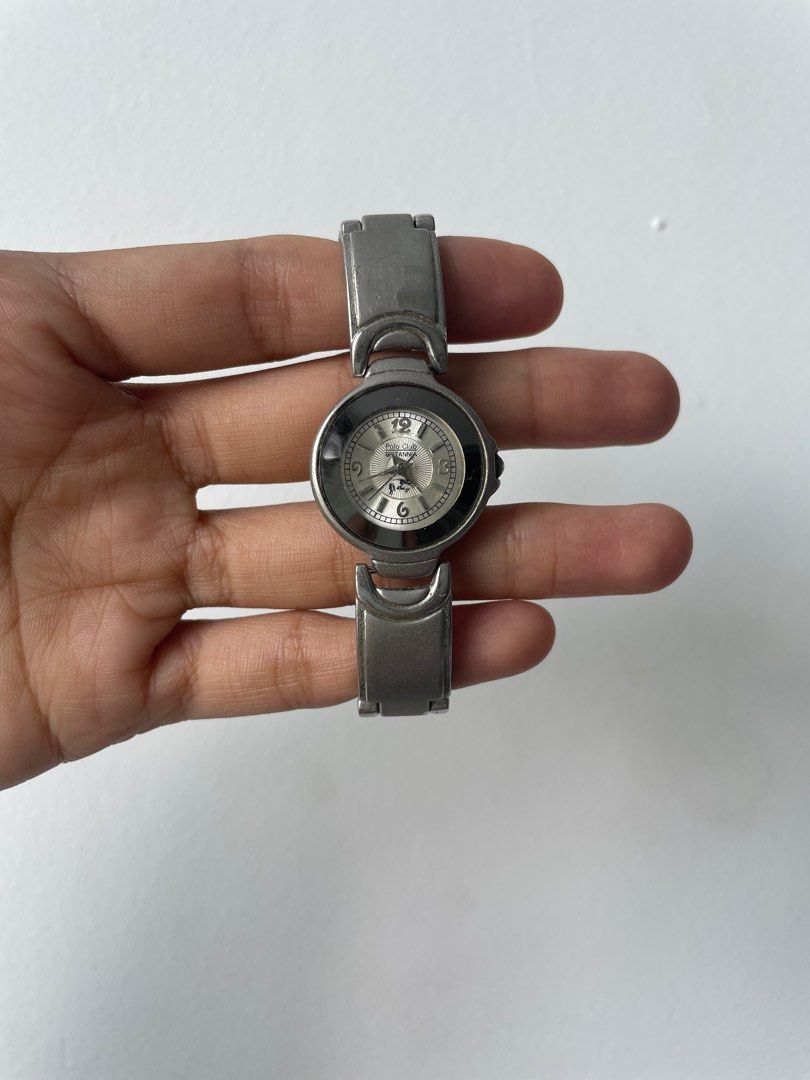 Mens Brittania by Levi Strauss Round Silver Tone Brown Leather Analog Watch  F5 | eBay