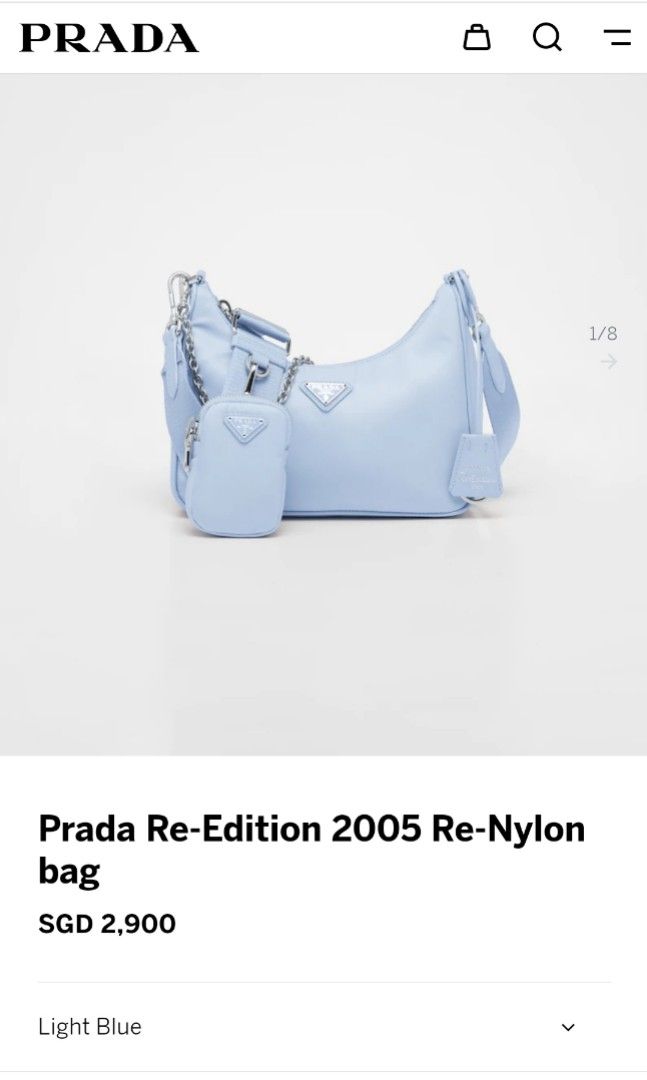 Prada Re Edition Re Nylon Bag Not Chanel LV Luxury Bags