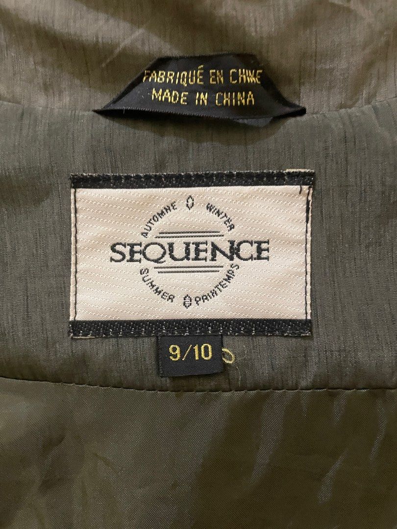 Sequence brand winter coats best sale