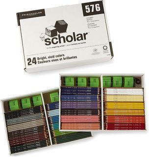 Prismacolor Quality Art Set - Premier Colored Pencils 132 Pack Premier  Pencil Sharpener 1 Pack and Latex-Free Scholar Eraser 1 Pack