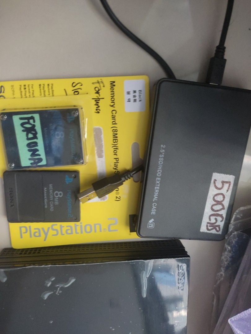 PS2 full set bundle jailbreak and CD games, Video Gaming, Video Game