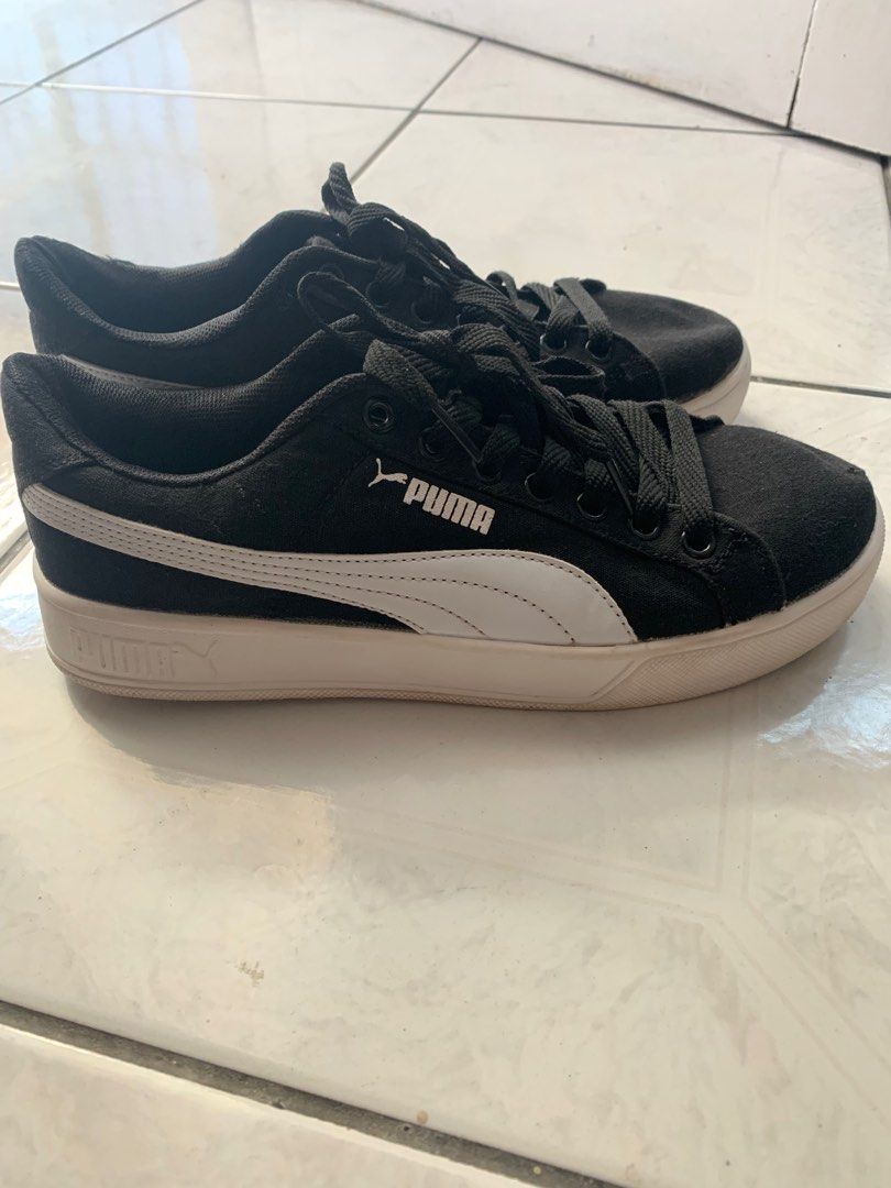 puma smash vulc, Fesyen Pria, Sepatu , Sneakers di Carousell