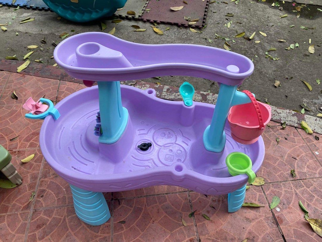 Rain Showers & Unicorn Water Table for Toddlers, Hobbies & Toys, Toys