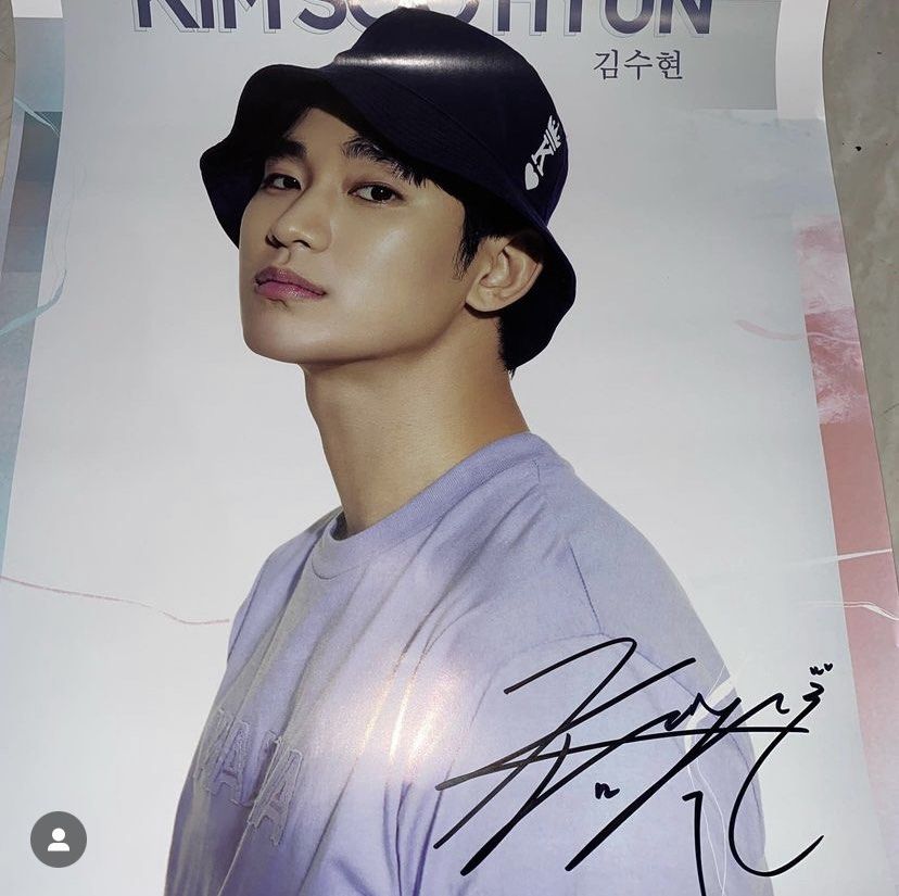 RARE Kim Soo Hyun Handwritten Signed Poster Kim Soo Hyun Poster on ...