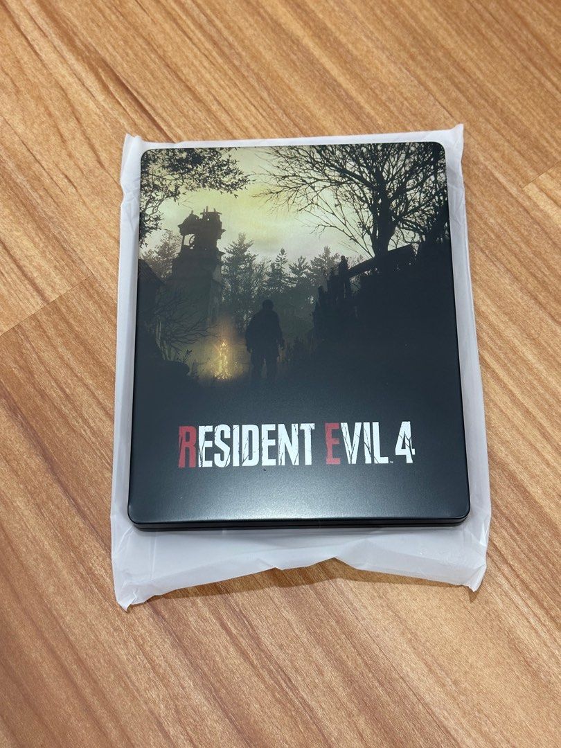 PS5 PS4 Resident Evil 4 Remake steelbook steelcase Games, Video Gaming, Video Games, PlayStation