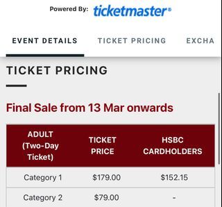 Rugby 7s Day 2 Cat 2 tickets