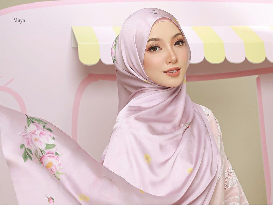 CLARA MATTE SATIN - LONG SHAWL Truly Muslimah, – Truly Muslimah