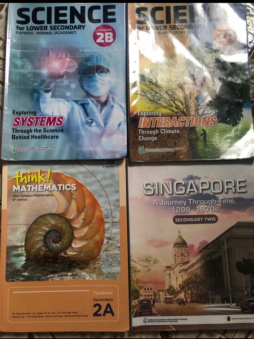 Secondary 2 textbooks math science, Hobbies & Toys, Books & Magazines ...