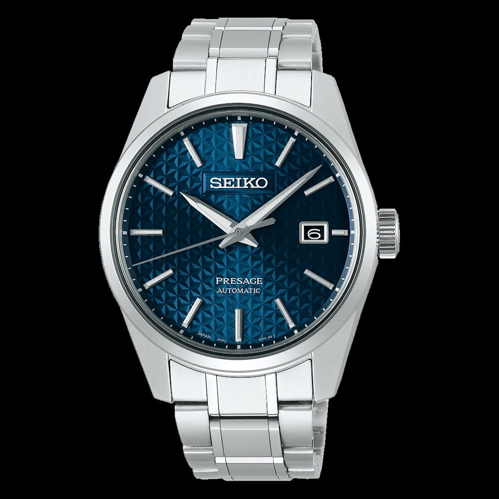 Seiko Presage Sharp Edged Series Blue Dial Stainless Steel Automatic ...