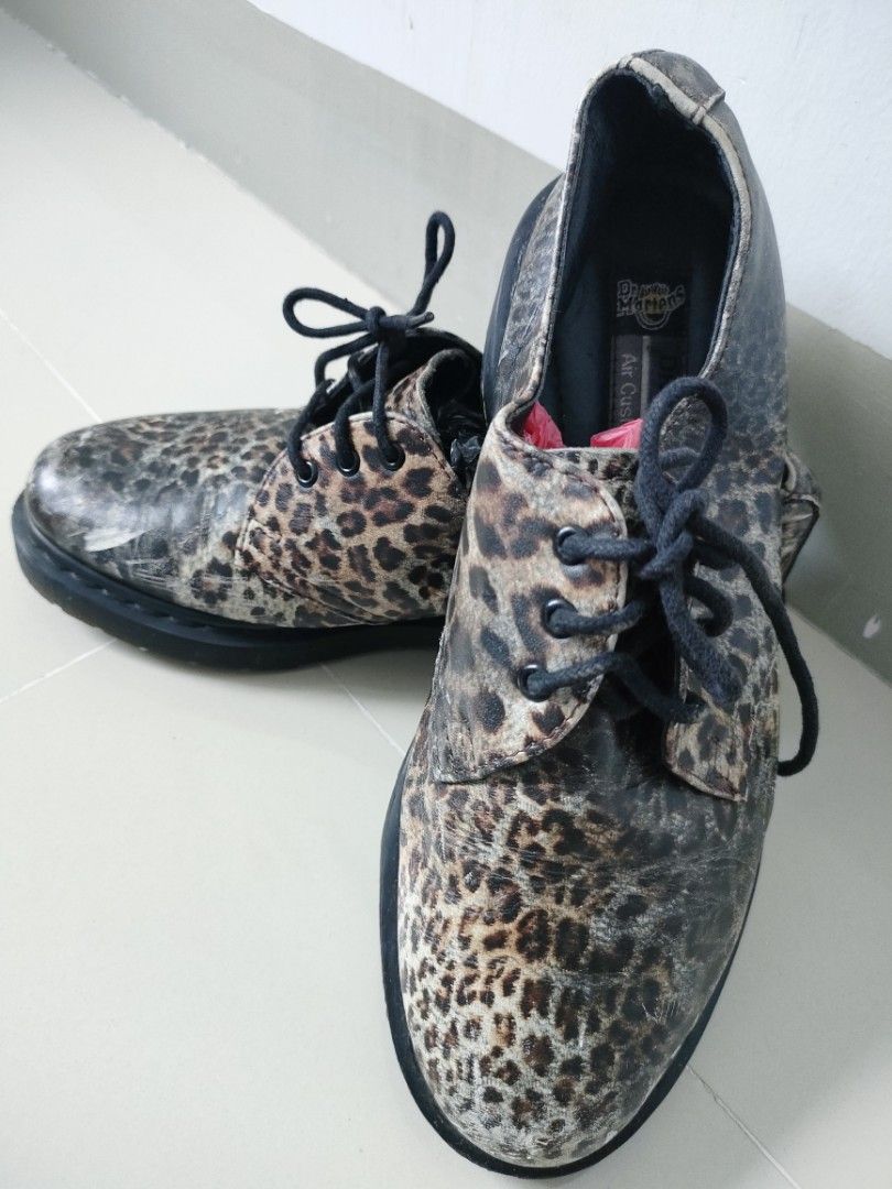 Shoes Dr Martens Leo Dr Martens 1460 Serena Leo Y Black Leopard