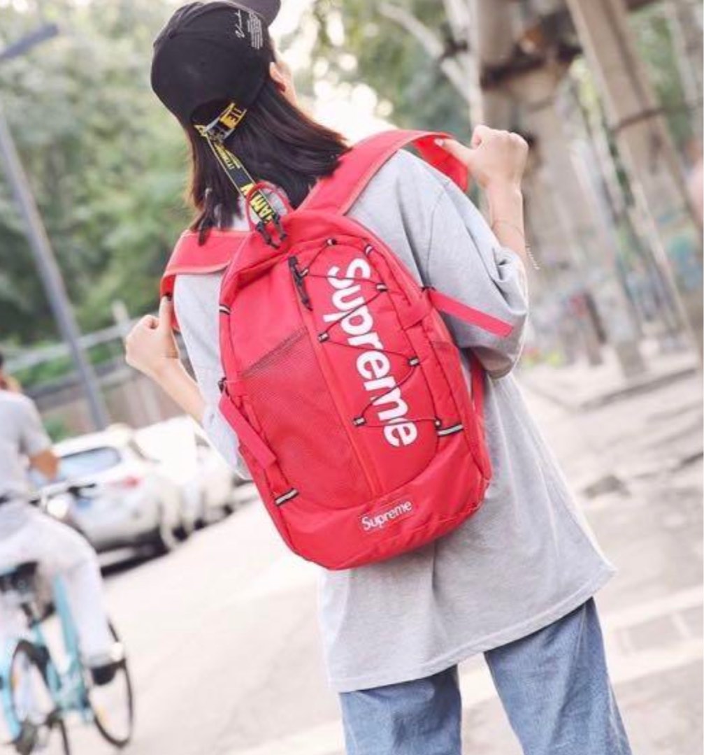 SG INSTOCK Supreme Backpack School Backpack Men Women