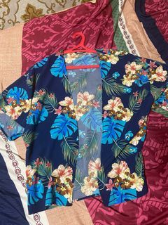 Shein floral print kimono