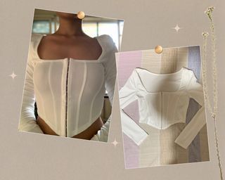 Shein Hook and Eye Asymmetrical Hem Crop Tee
