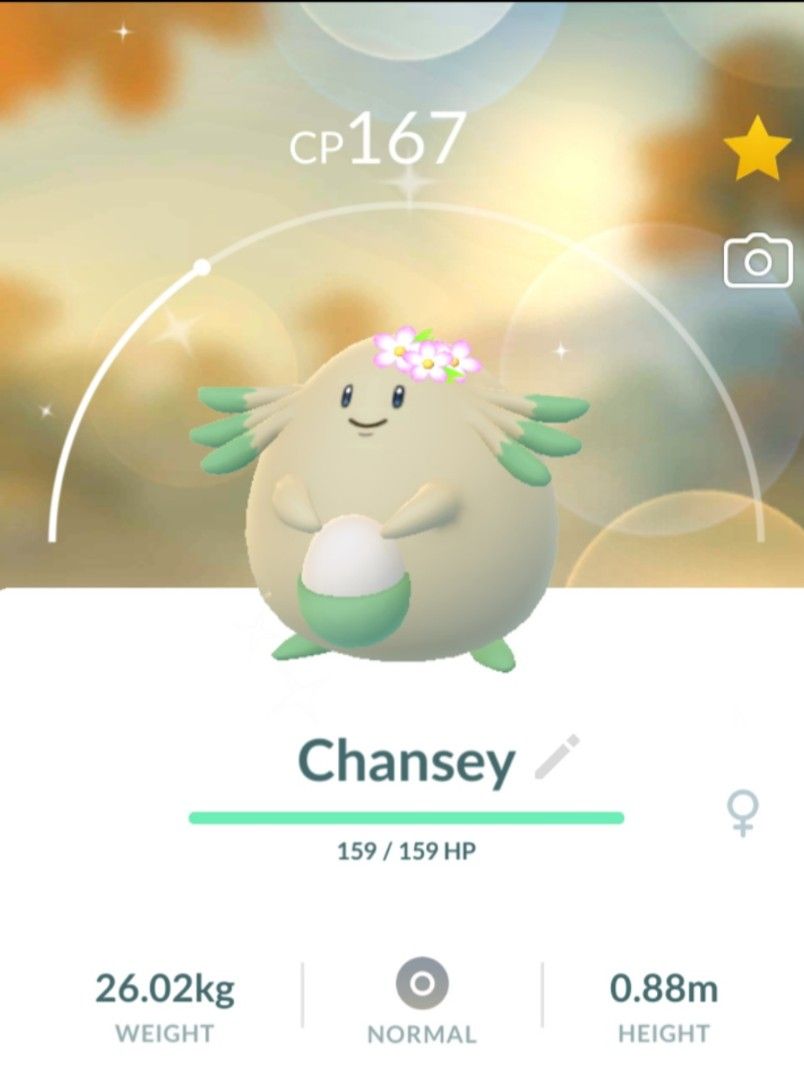 Shiny Event Chansey (Flower crown) Pokemon Go, Video Gaming, Gaming Accessories, InGame