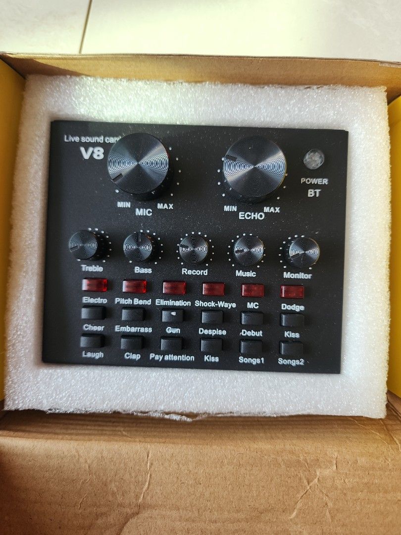 Singing Live Sound Card, Audio, Other Audio Equipment on Carousell