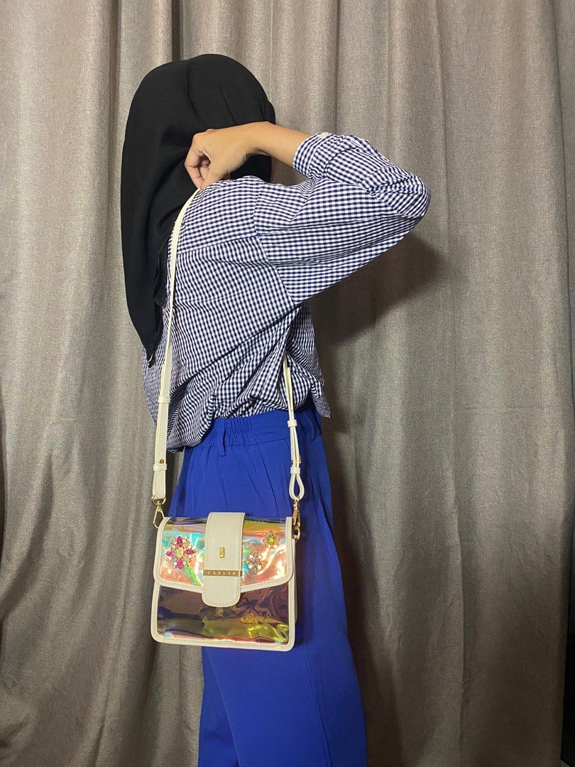 Hologram sling bag deals