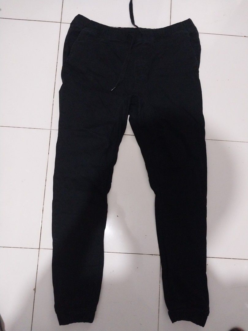 South Pole Black Flex Jogger Pants Men s Fashion Bottoms