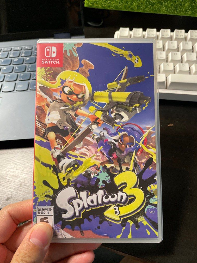 Splatoon 3 switch cartridge, Video Gaming, Video Games, Nintendo on ...