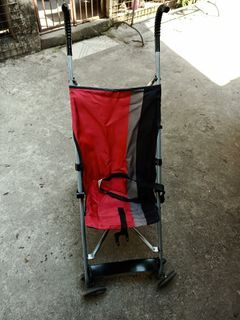 Stroller umbrella fold