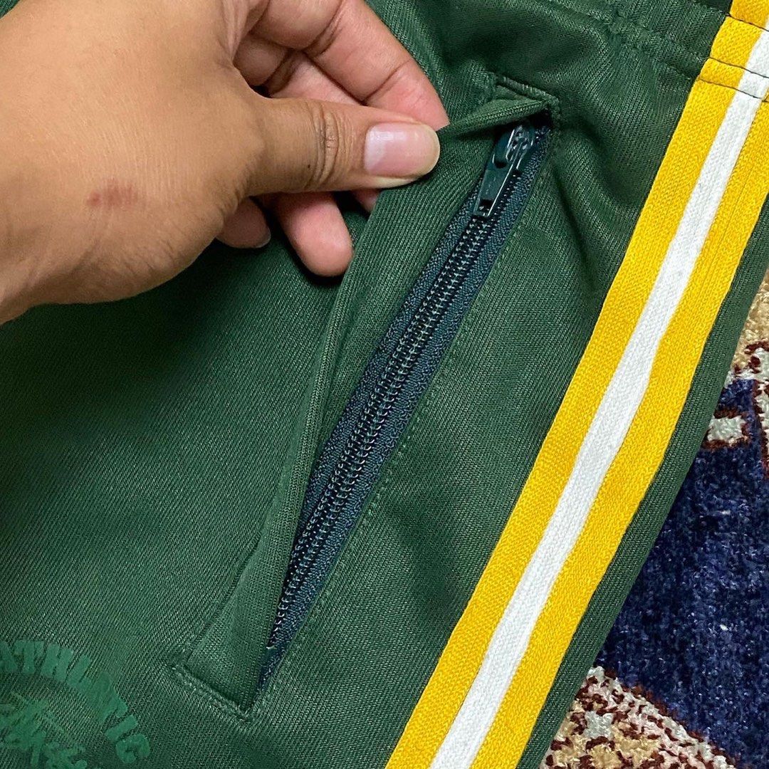 Green adidas pants online yellow