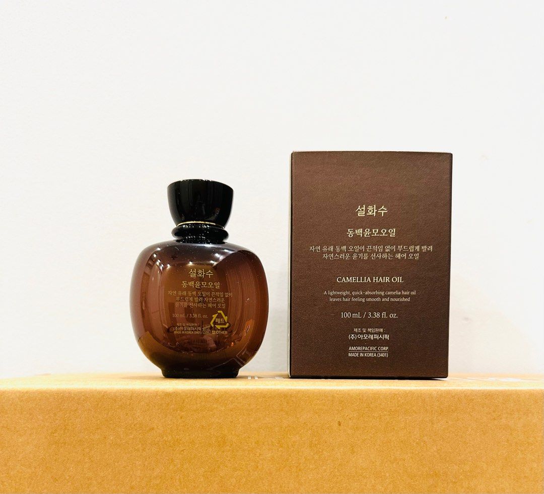 SULWHASOO. HAIR OIL. CAMELLIA HAIR OIL. 100ml. Expiry 2024/06