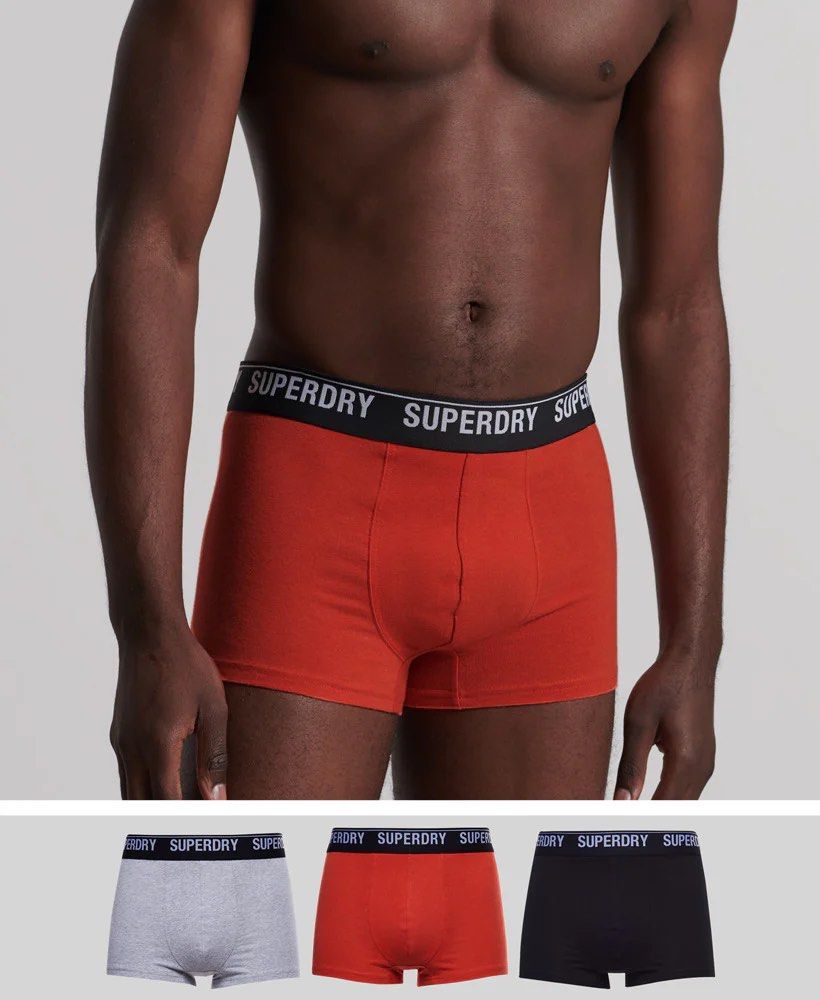Assorted BNIB Superdry Japan Japanese CK Boss style trunk multipack triple pack  boxer mens underwear size L European or XL Asian, Men's Fashion, Bottoms,  New Underwear on Carousell