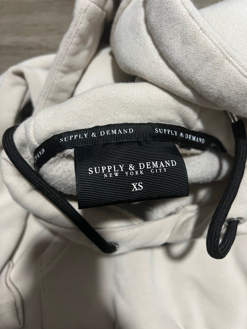 Supply and demand hoodie, Men's Fashion, Tops & Sets, Hoodies on Carousell