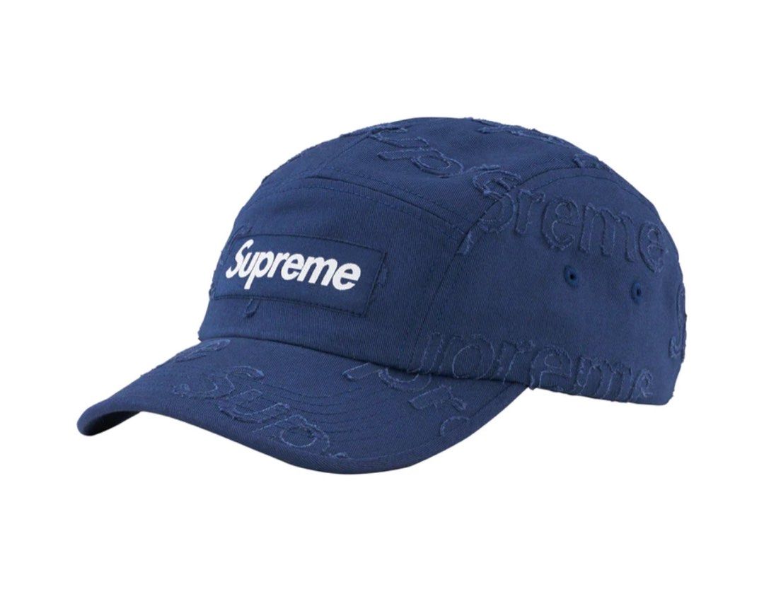 Supreme Lasered Twill Camp Cap 帽, 名牌, 飾物及配件- Carousell