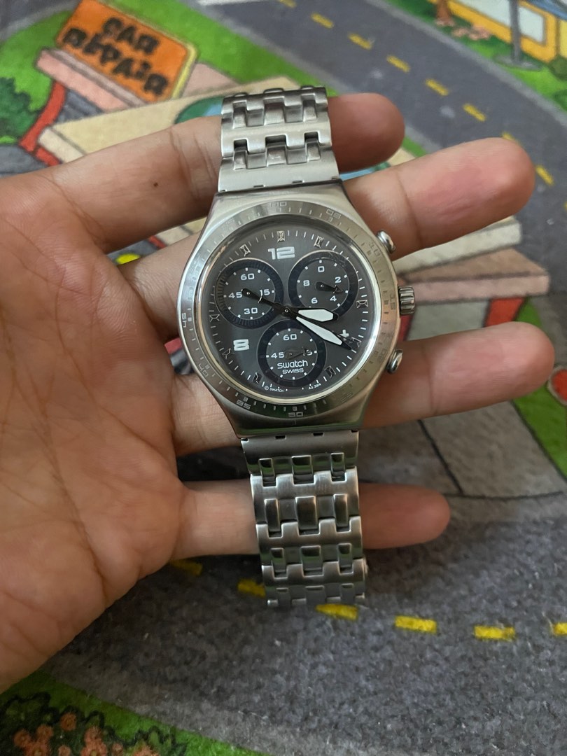 Swatch irony chrono 4 jewels best sale