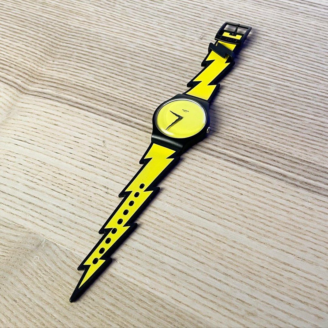 Swatch X Jeremy Scott Lighting Flash Barang Mewah Jam Tangan di Carousell