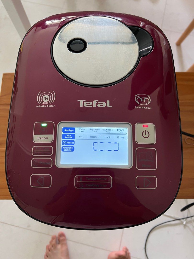 Tefal Pro RK8055 Spherical Pot Induction Fuzzy Logic Rice Cooker, TV