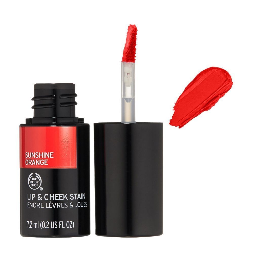 THE BODY SHOP Lip and Cheek Stain (Sunshine Orange), Beauty & Personal