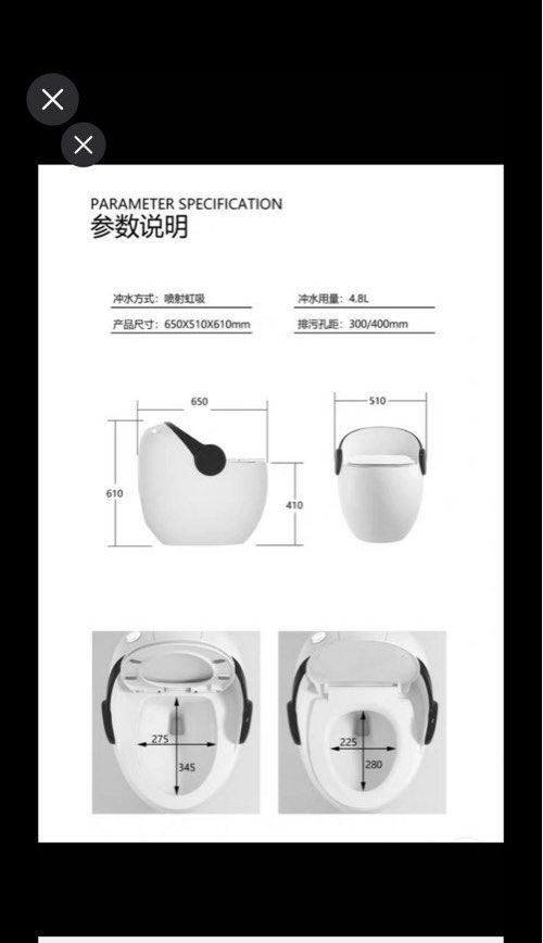 Toilet bowl designer , Furniture & Home Living, Bathroom & Kitchen