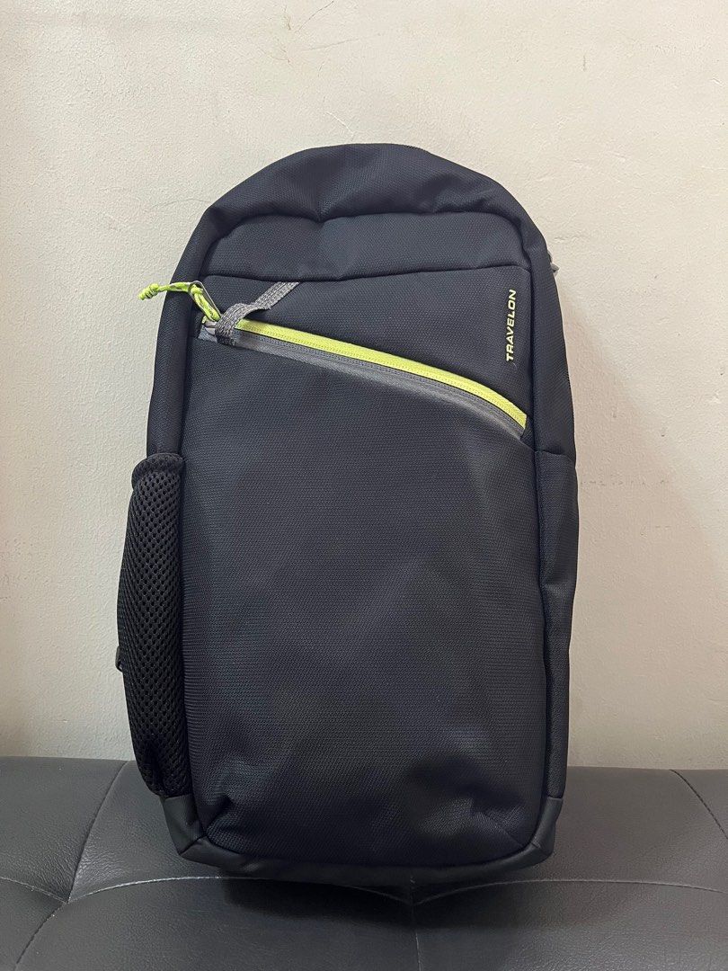 Travelon Anti-Theft Backpack 9L (Category: Backpacks) located in Manila. Submitted by dachshund. (Listing ID 1225417191, Image 1). Description: Great anti-theft backpack (alternative to the Pacsafe brand). RFS: Bag is quite small (this is 9 liters). Used only once. Bought in Rustans Makati for 4,290 pesos..