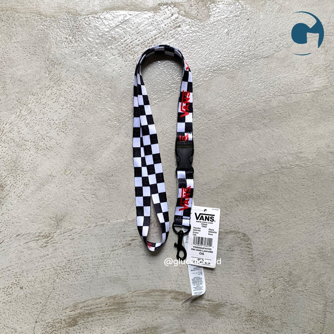 Checkered vans lanyard clearance