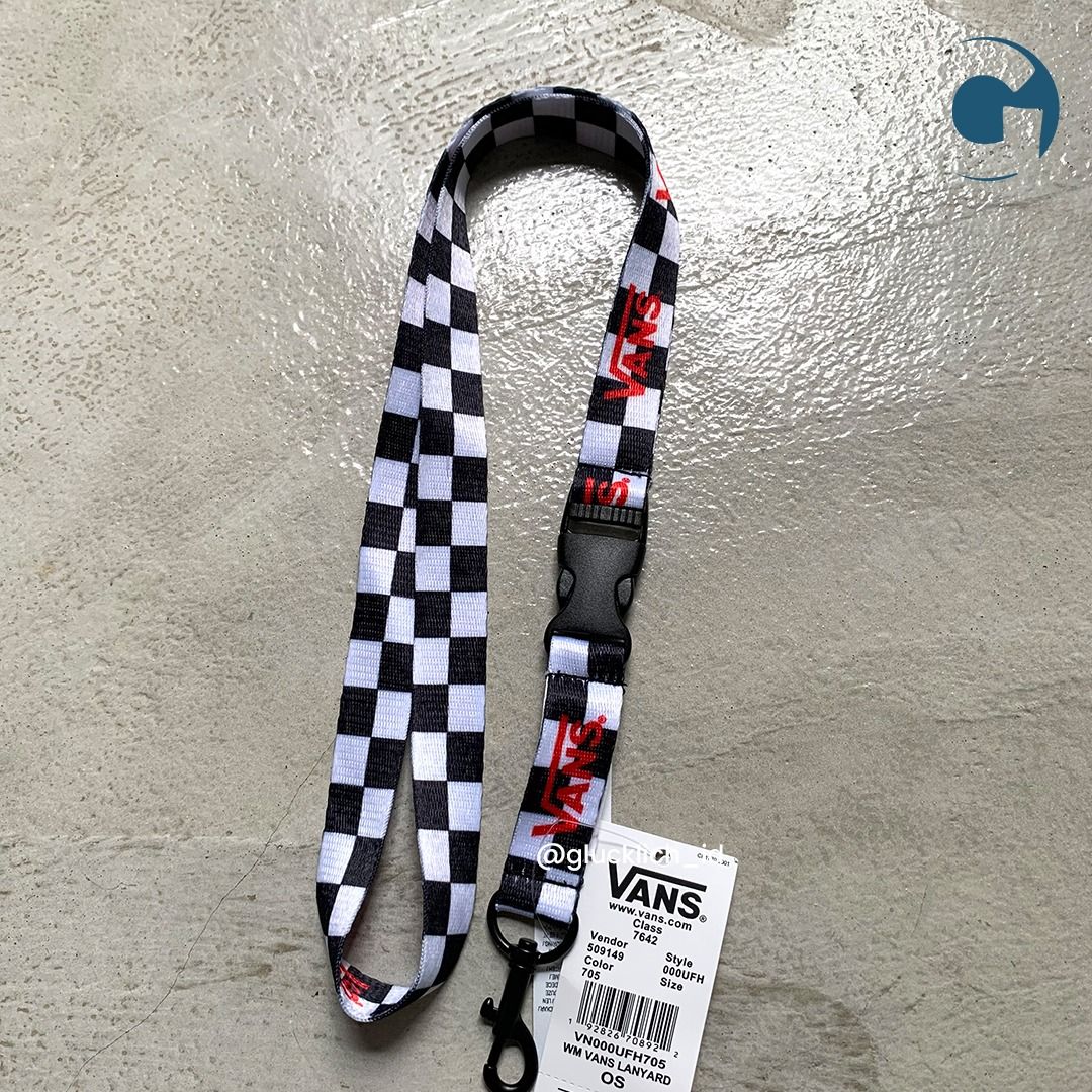 Checkered vans lanyard clearance