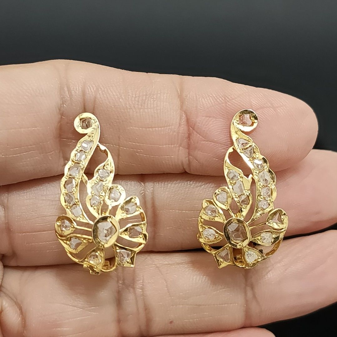 Vintage 18K gold intan