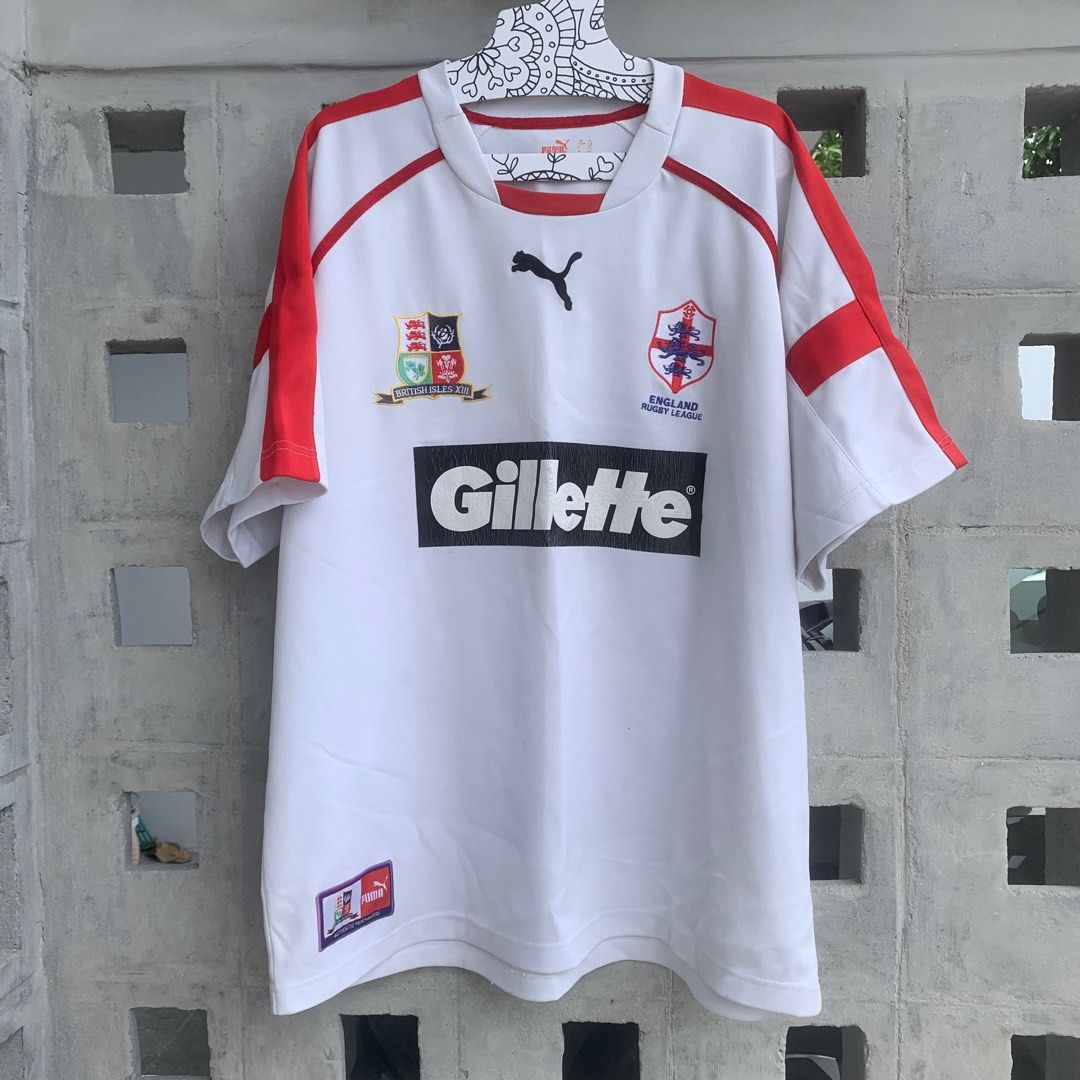 Vintage 90s puma england rugby jersey Men s Fashion Tops Sets