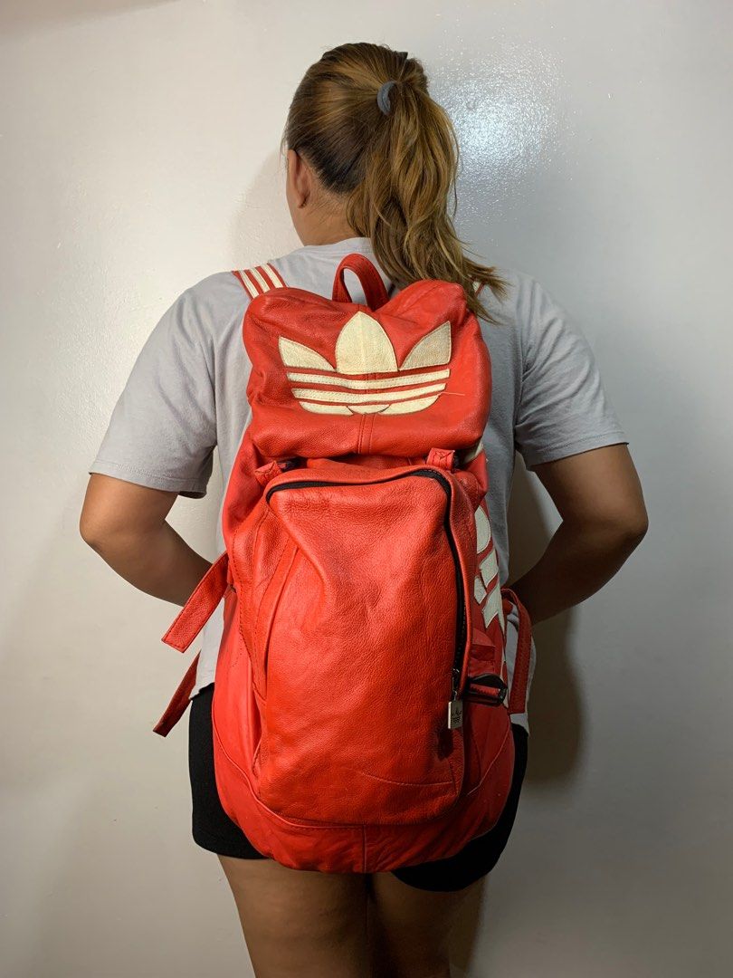 Vintage adidas store leather bag