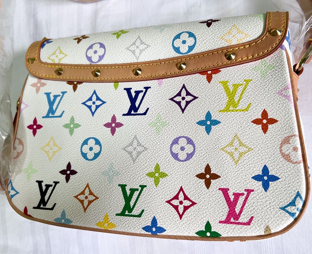 Louis Vuitton 2005 Sologne Monogram Multicolor White M92661