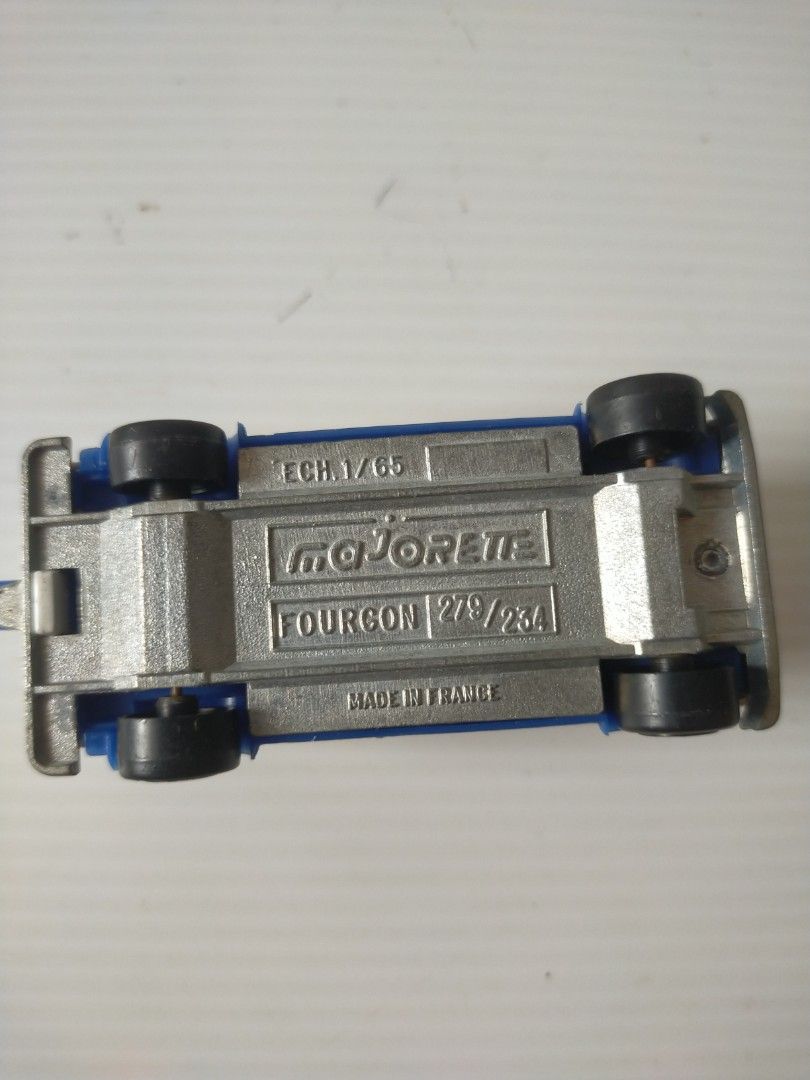 Fourgon De Police Majorette - Modèle 279/234 à L'échelle 1/65 - Vintage Made In France