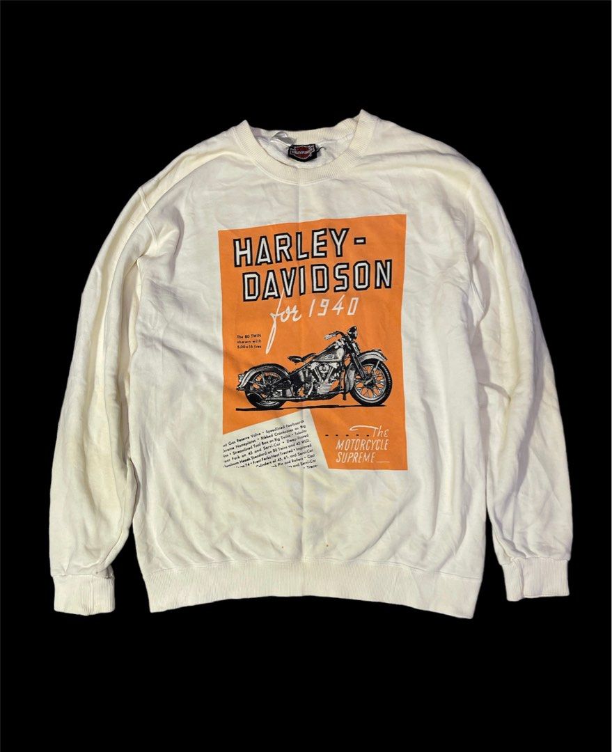 Harley davidson sweater vintage deals