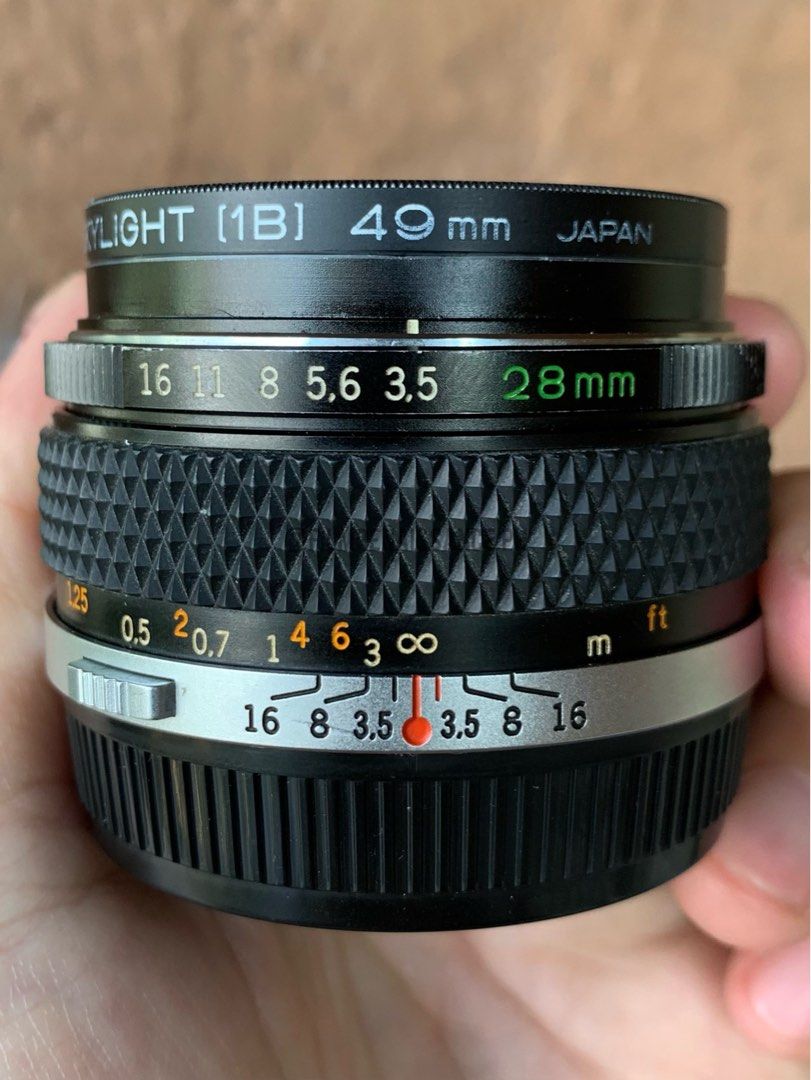 VINTAGE LENS OLYMPUS G.ZUIKO 28mm f3.5, Photography, Lens & Kits on