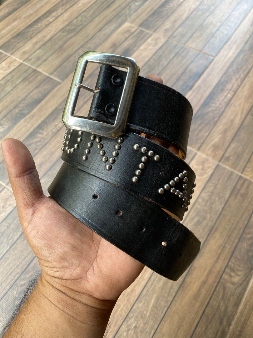 小物 1990s vitage studs cow hide leather belt 1990s vitage studs cow hide leather belt