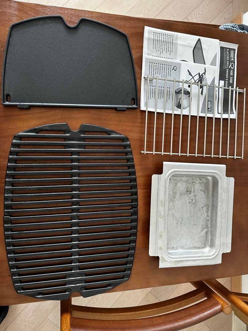 er Q1400 Electric Grill Full Set, 家庭電器, 廚房電器, 燒烤爐及火鍋鍋具 Carousell