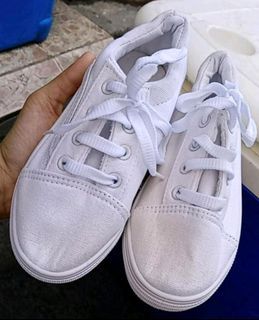 White rubber shoes sneakers Vans-like size 25 15cm
