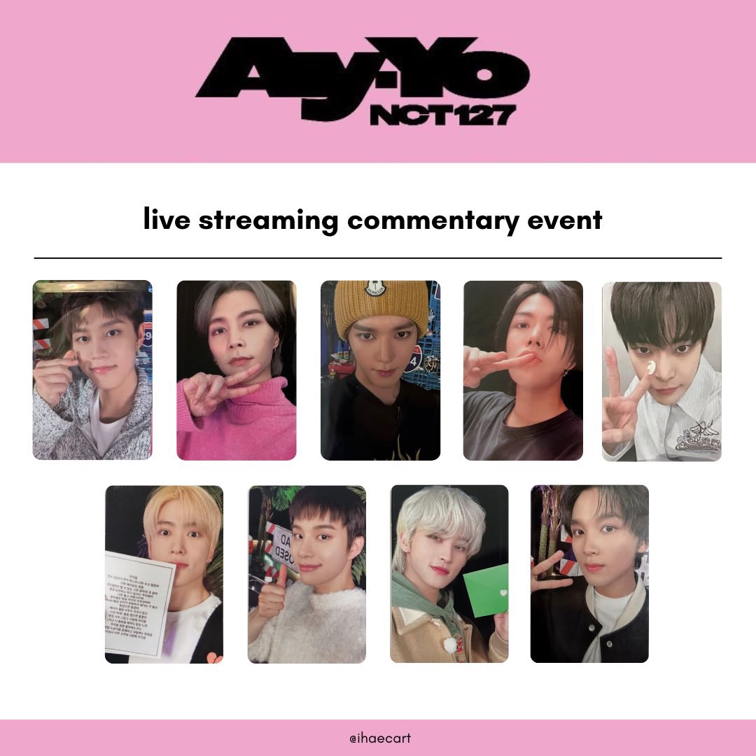nct127 ay-yo live streaming トレカ マーク NCT 127 Ay-Yo 4th Repackage Album Official Photocard A Ver | eBay