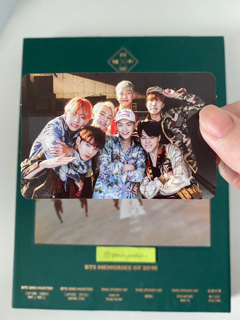 PC ONLY!] WTS BTS fire group ot7 pc photocard from memories 2016